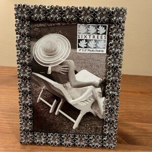 Six Trees Picture Frame Diamond Clover Holds 4x6 Photo